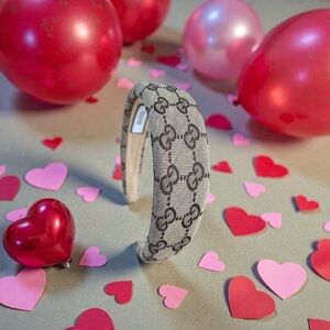 Beige Patterned Headband